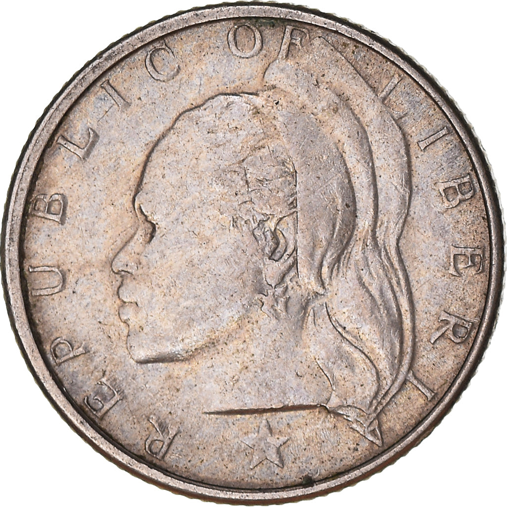 Moneda, Liberia, 10 Cents, 1970