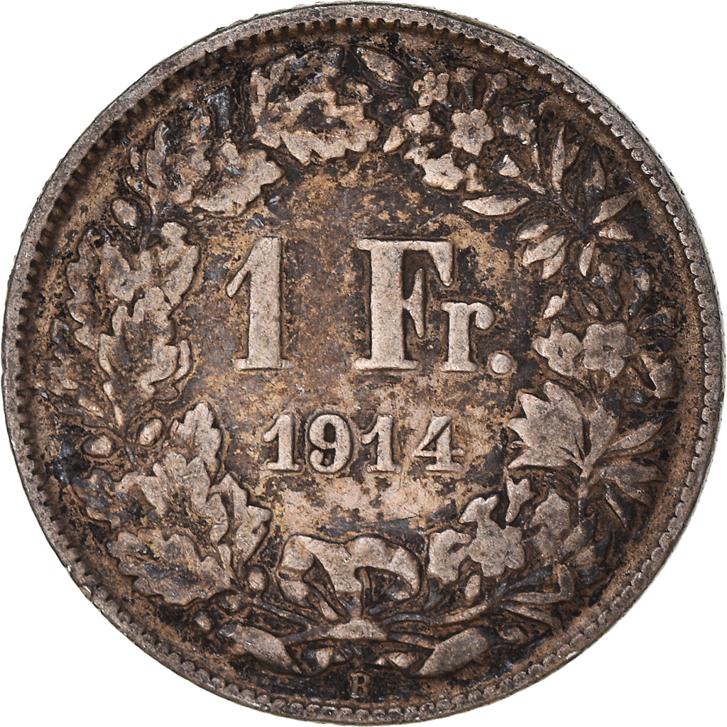 Moneda, Suiza, Franc, 1914