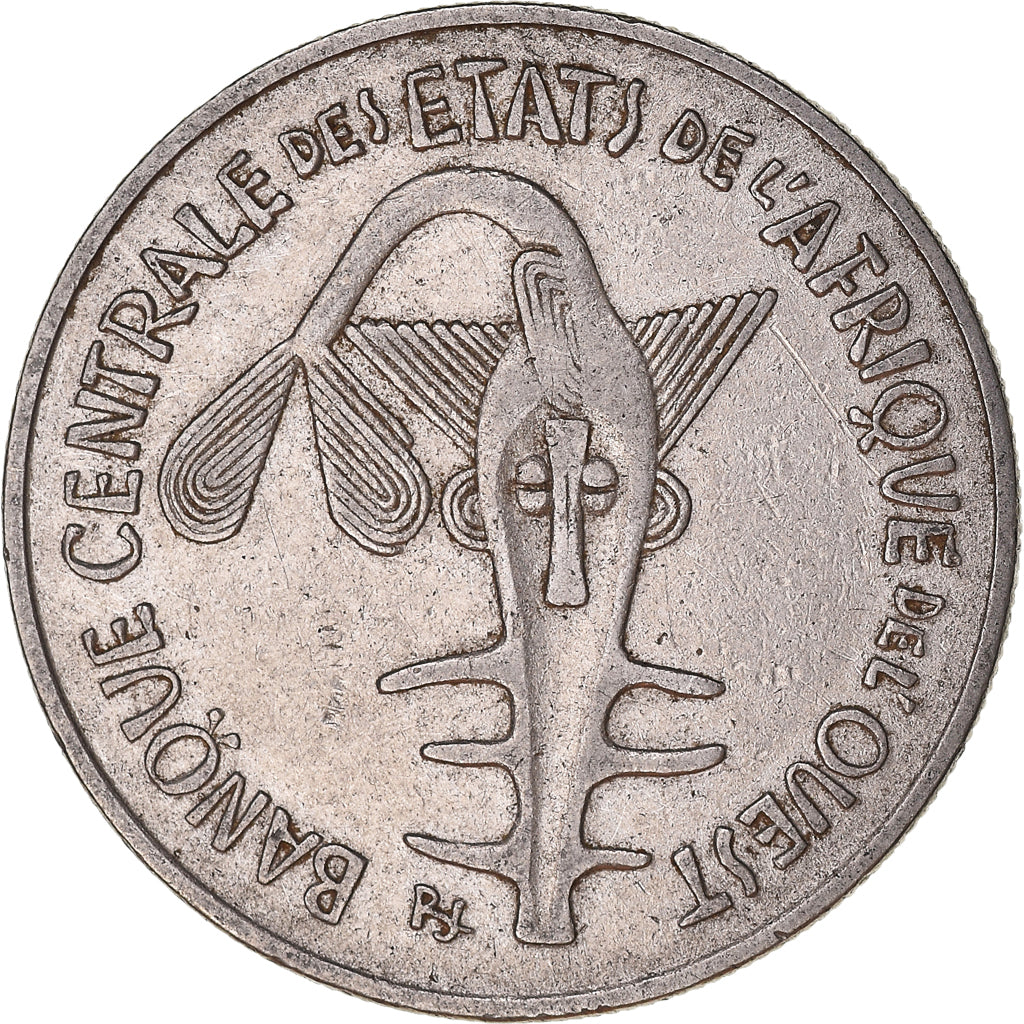 Moneta, Stati dell'Africa occidentale, 100 Francs, 1972