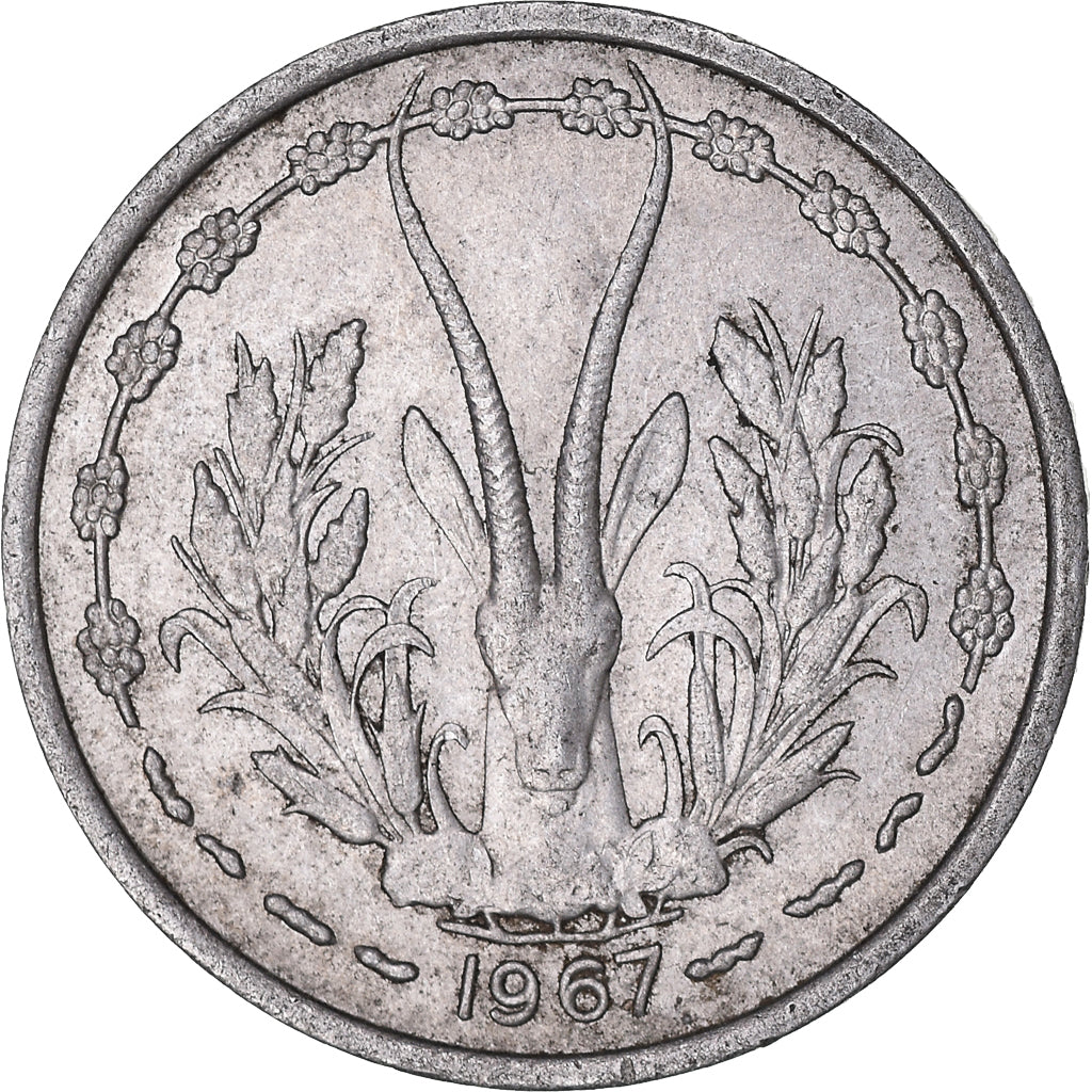 Moneda, Estados del África Occidental, Franc, 1967