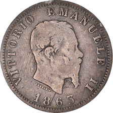 Coin, Italy, Lira, 1863