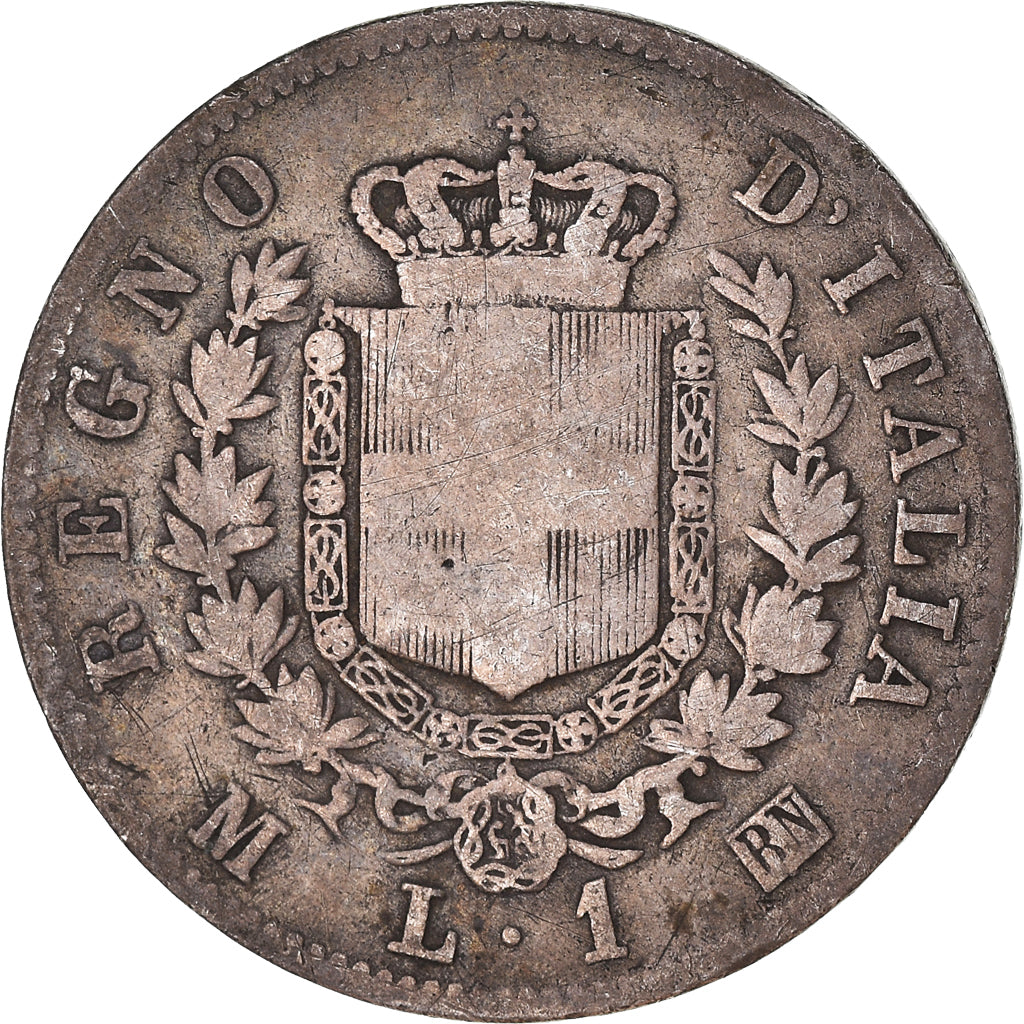Coin, Italy, Lira, 1863