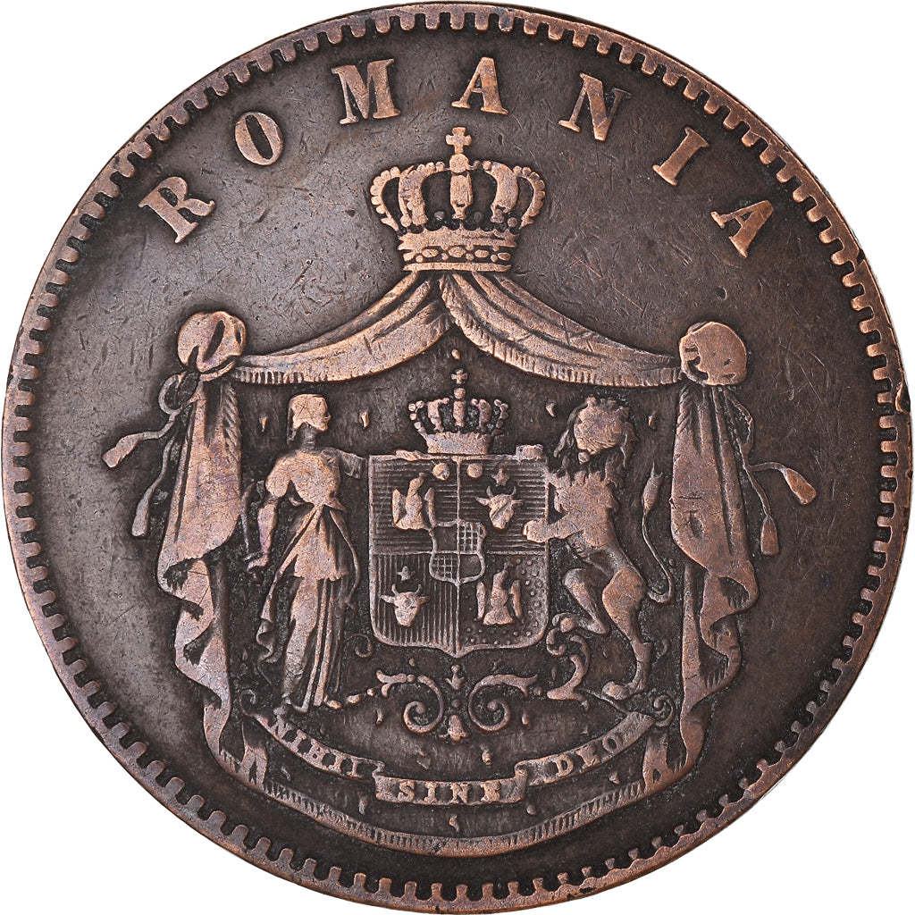 Coin, Romania, 10 Bani, 1867