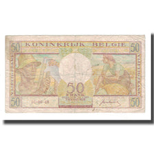 Billet, Belgique, 50 Francs, 1948, 1948-06-01, KM:133a, B+