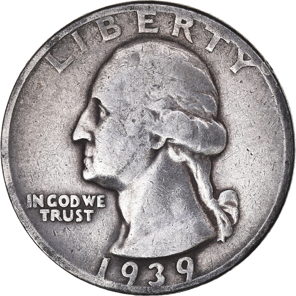 Moneda, Estados Unidos, Quarter, 1939