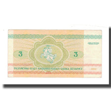 Banknot, Białoruś, 3 Rublei, 1992, KM:3, VF(30-35)