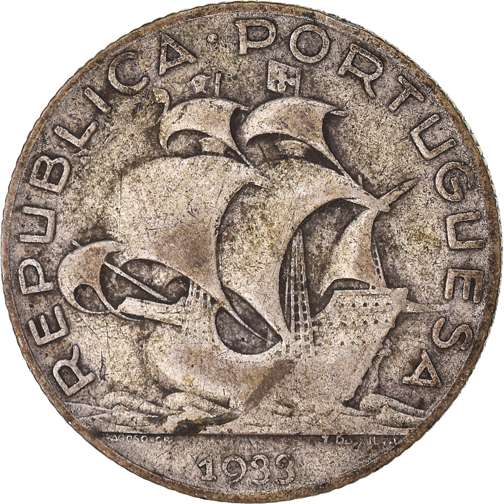 Moneta, Portogallo, 2-1/2 Escudos, 1933