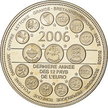 France, Médaille, L'Europe des XXV, Dernière Année des 12 Pays de l'Euro