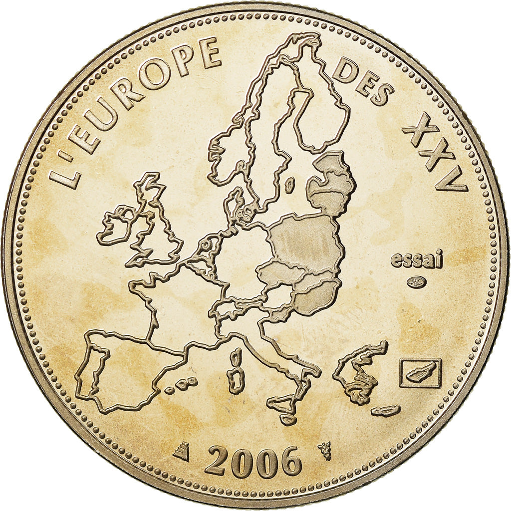 France, Médaille, L'Europe des XXV, Dernière Année des 12 Pays de l'Euro