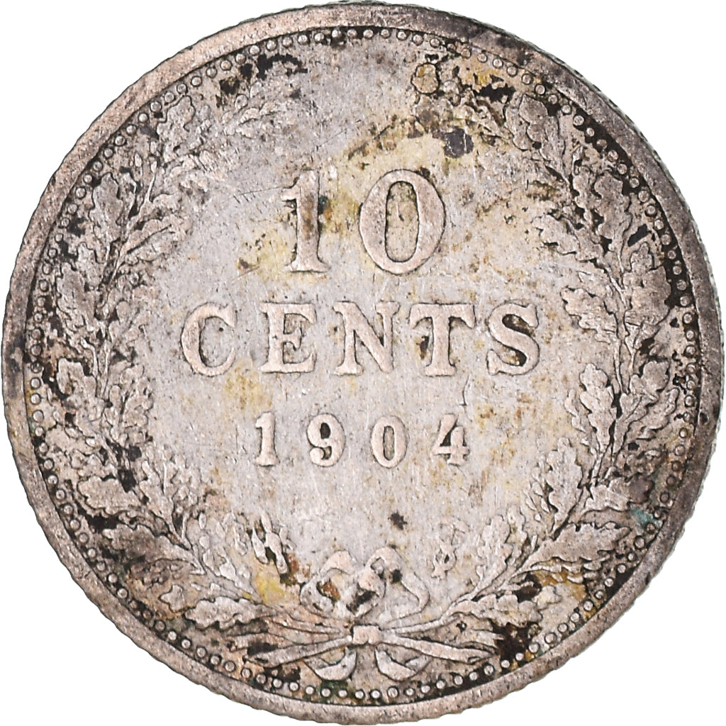 Münze, Niederlande, 10 Cents, 1904