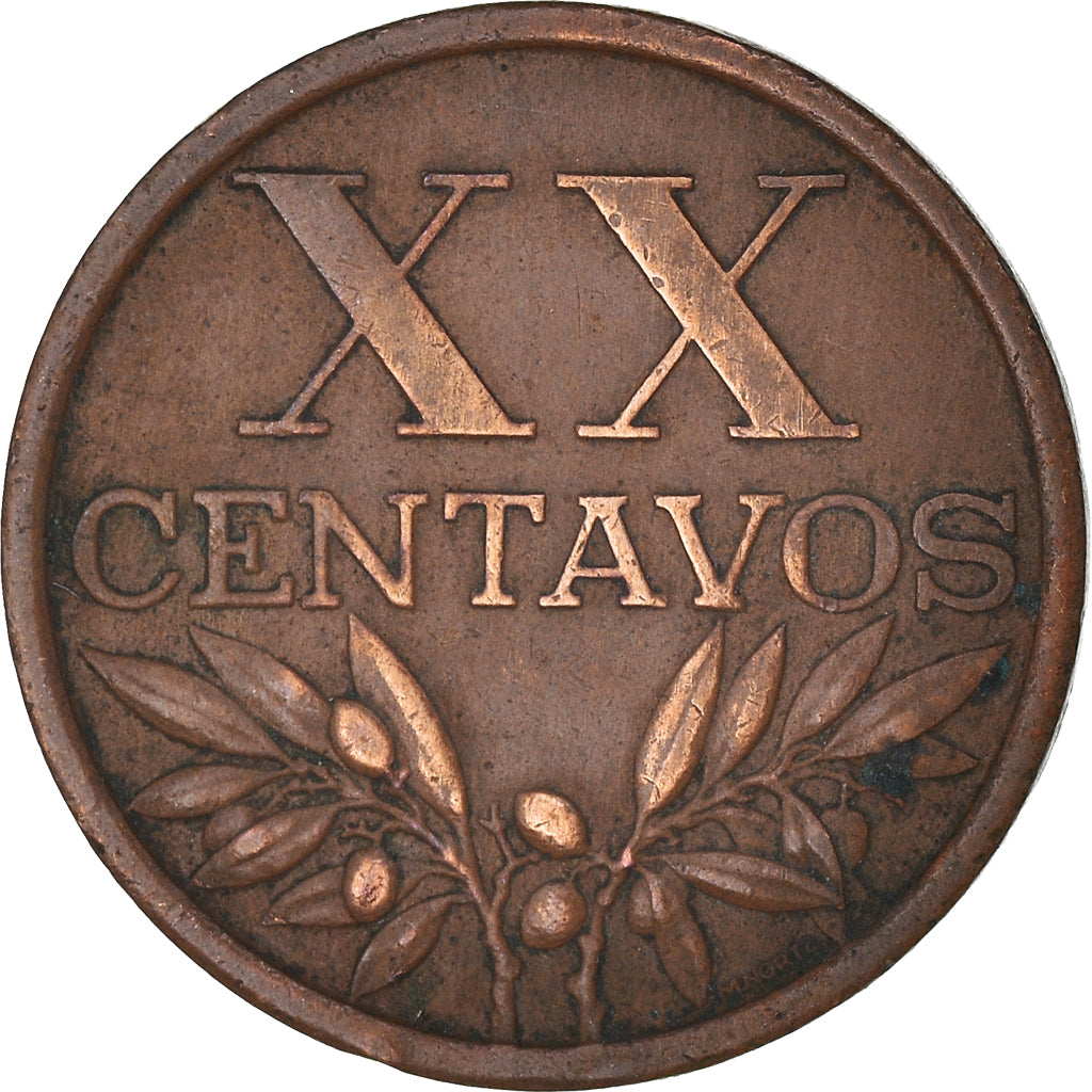 Münze, Portugal, 20 Centavos, 1964