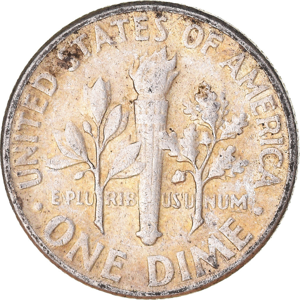 Moneda, Estados Unidos, Dime, 1958