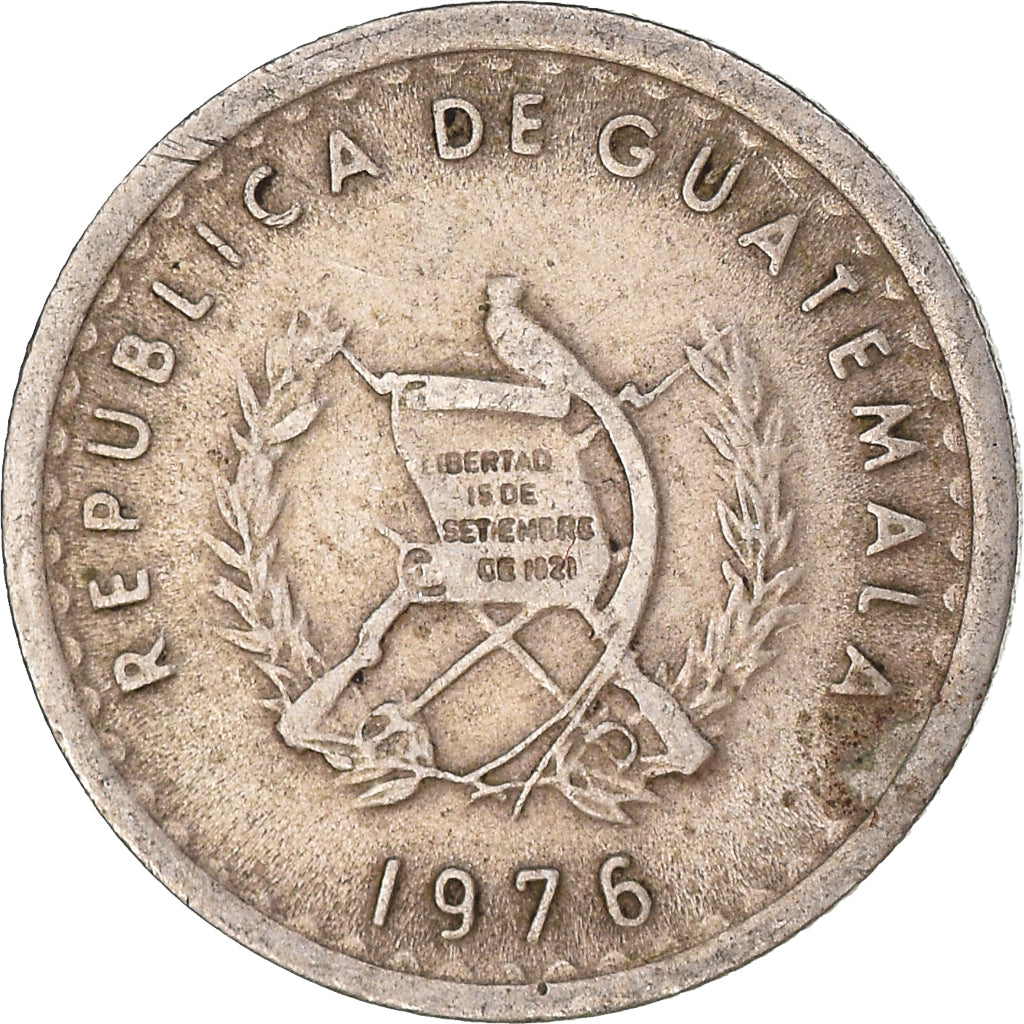 Münze, Guatemala, 5 Centavos, 1976