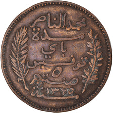 Moneda, Túnez, 5 Centimes, 1907