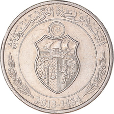 Moneda, Túnez, 1/2 Dinar, 2013