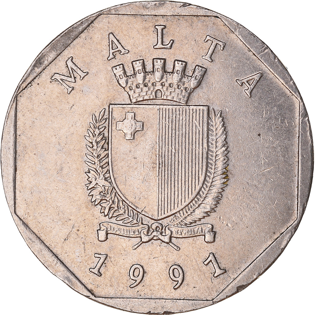 Moeda, Malta, 50 Cents, 1991