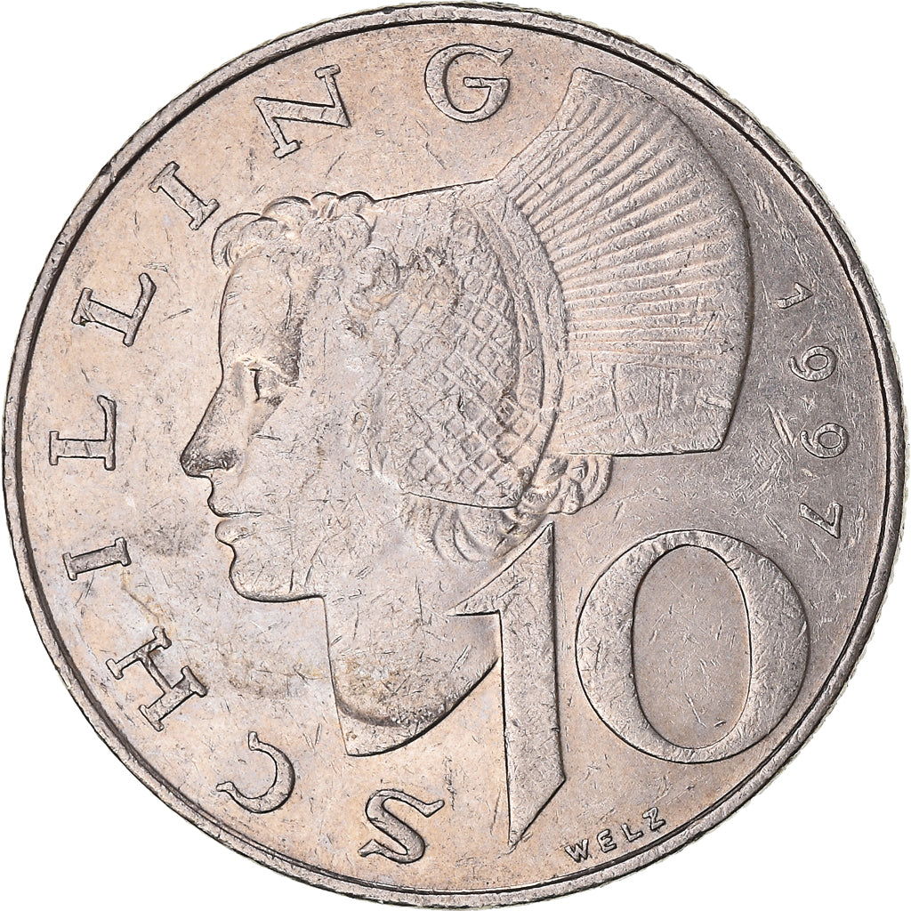 Münze, Österreich, 10 Schilling, 1997