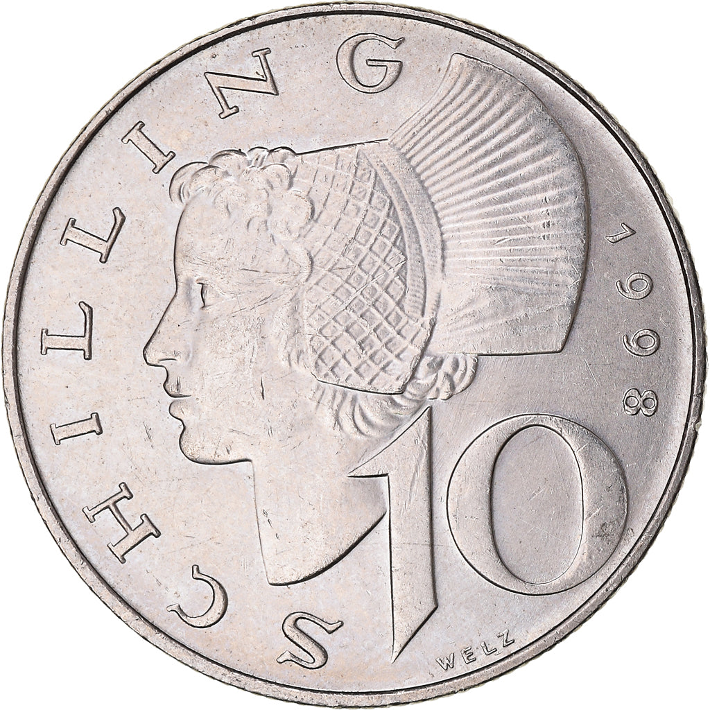 Munten, Oostenrijk, 10 Schilling, 1998