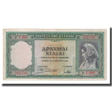 Banknote, Greece, 1000 Drachmai, 1939, 1939-01-01, KM:110a, VF(20-25)