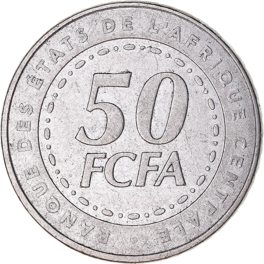 Coin, Central African States, 50 Francs, 2006