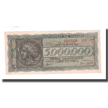 Banknot, Grecja, 5,000,000 Drachmai, 1944, 1944-07-20, KM:128b, EF(40-45)