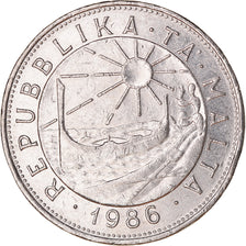 Münze, Malta, Lira, 1986