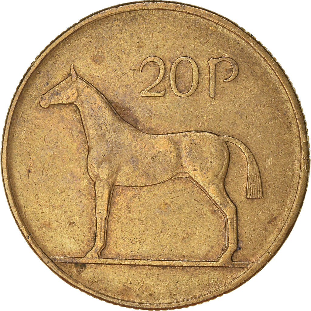 Moneta, Irlanda, 20 Pence, 1994