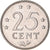 Munten, Nederlandse Antillen, 25 Cents, 1976