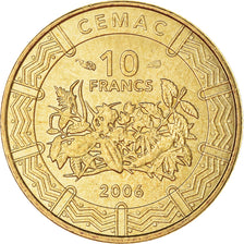Moneta, Państwa Afryki Środkowej, 10 Francs, 2006