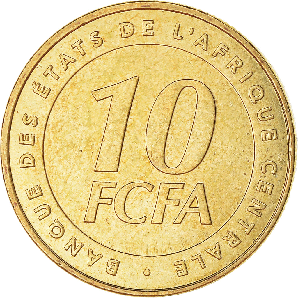 Coin, Central African States, 10 Francs, 2006