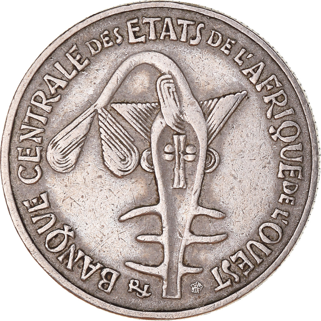 Coin, West African States, 50 Francs, 1990