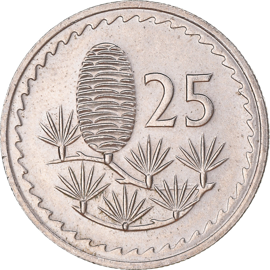 Coin, Cyprus, 25 Mils, 1980