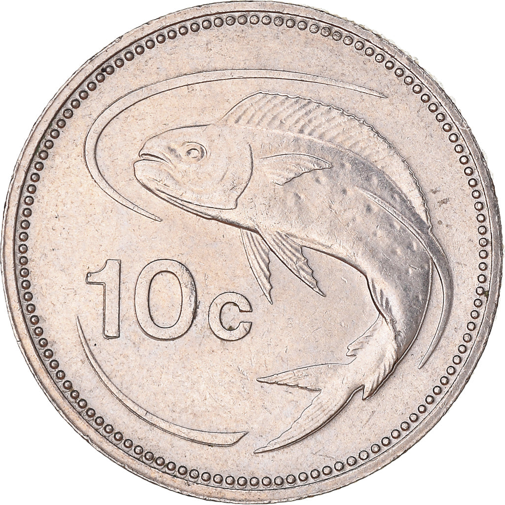 Munten, Malta, 10 Cents, 1992