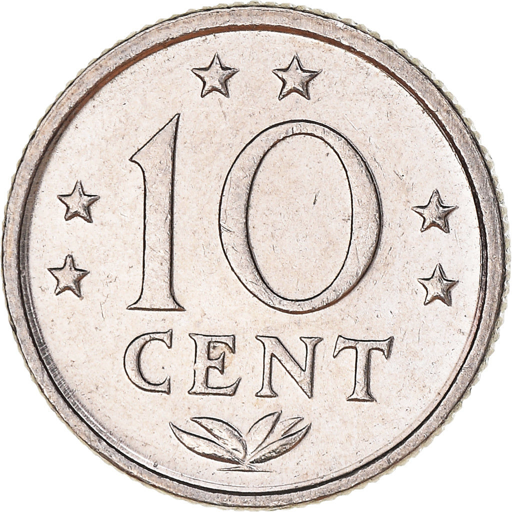 Monnaie, Antilles néerlandaises, 10 Cents, 1979