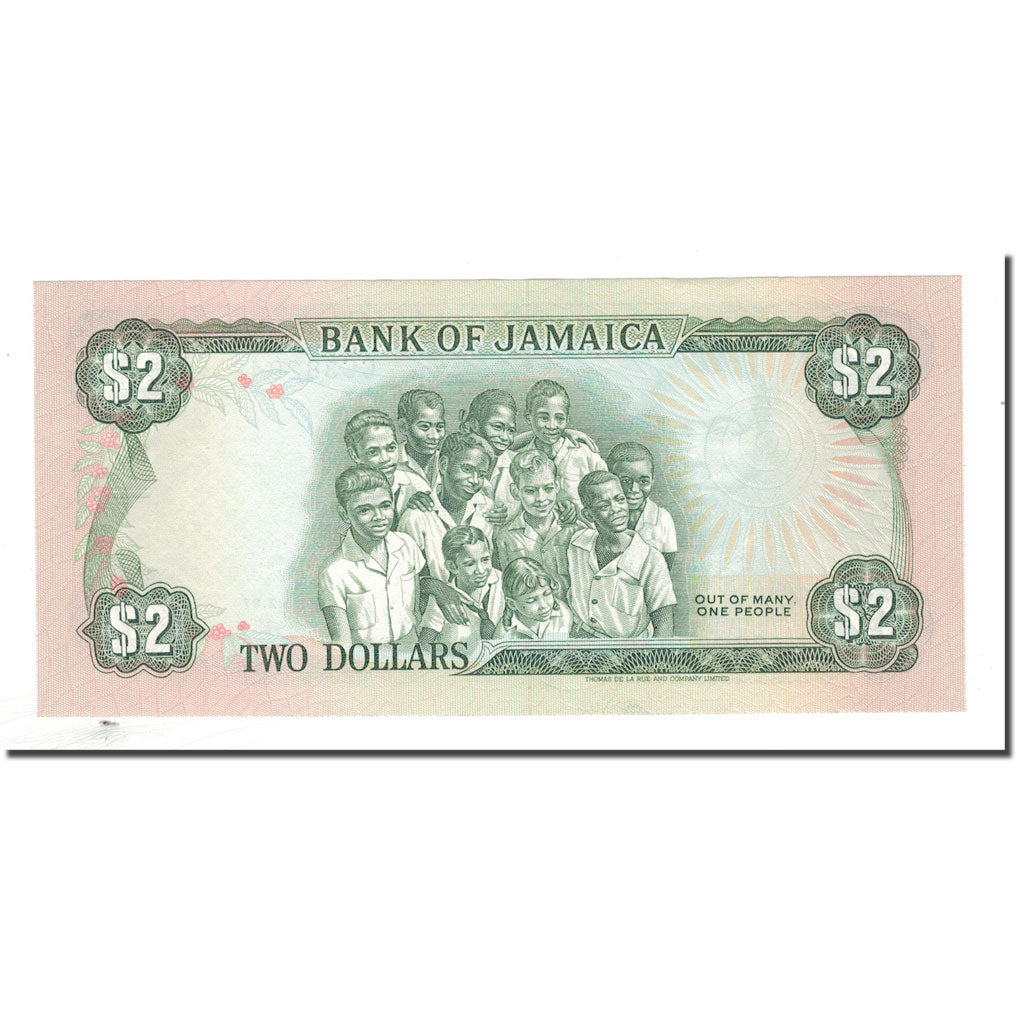 Banknote, Jamaica, 2 Dollars, 1987, 1987-02-01, KM:69b, UNC(63)