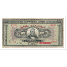 Banconote, Grecia, 1000 Drachmai, 1926, 1926-10-15, KM:100a, B+