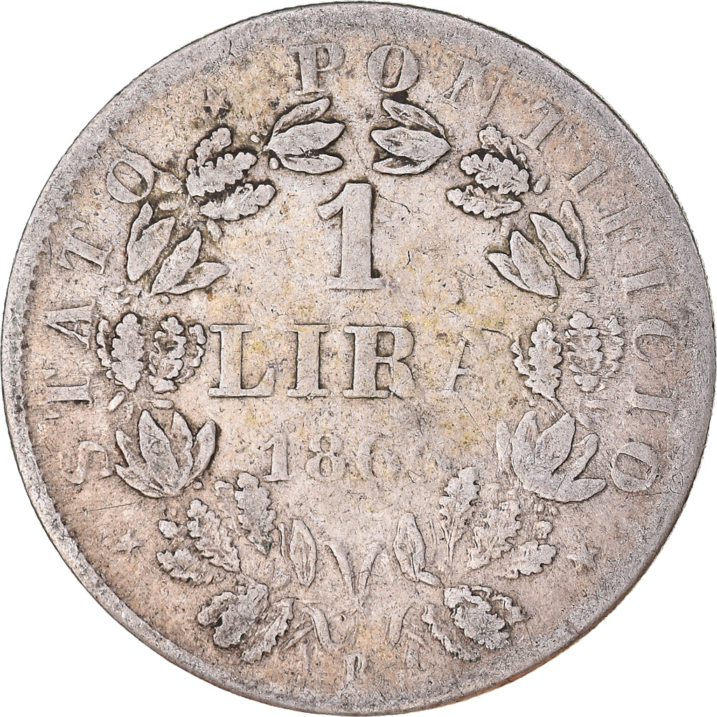 Munten, Italiaanse staten, Lira, 1866