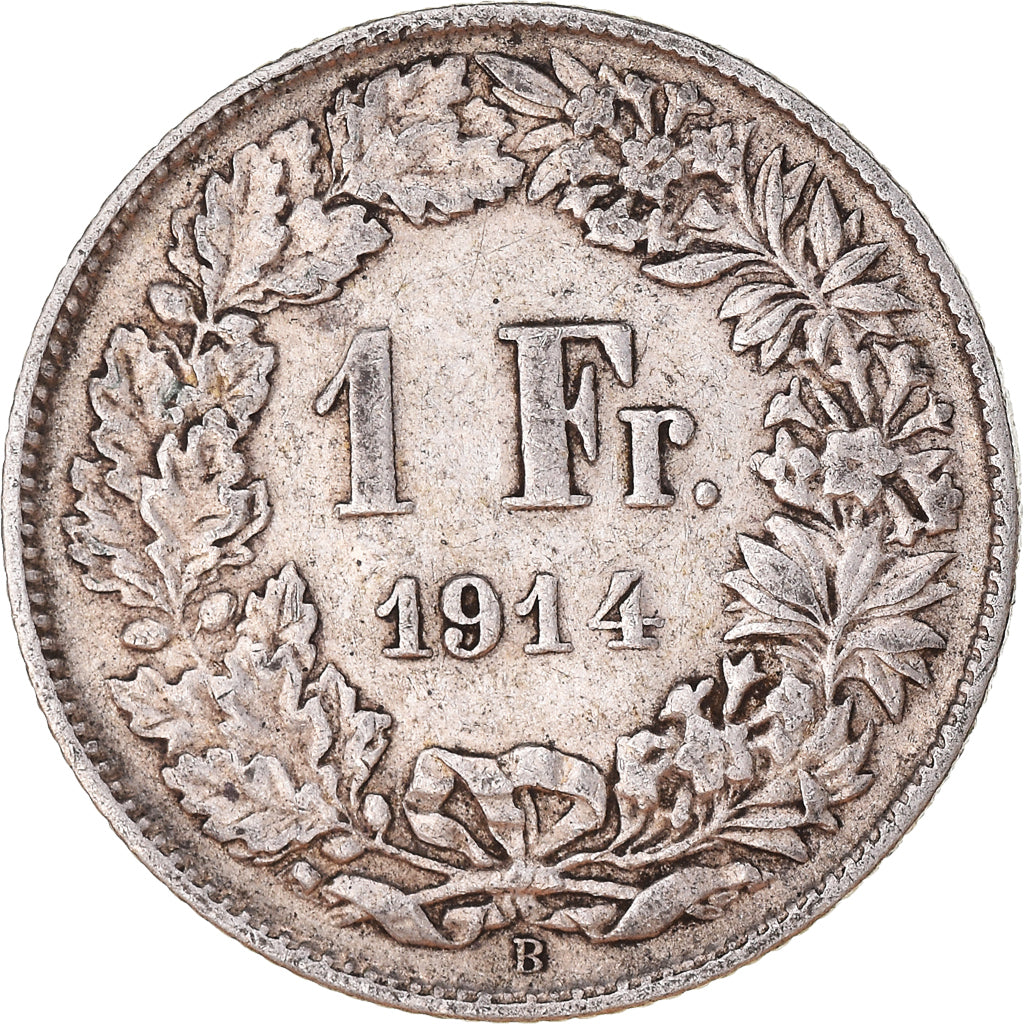 Coin, Switzerland, Franc, 1914