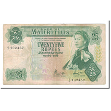 Banknote, Mauritius, 25 Rupees, KM:32b, VG(8-10)