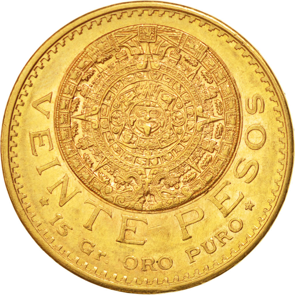 Mexique, République, 20 Pesos Or 1917 Mexico, KM 478