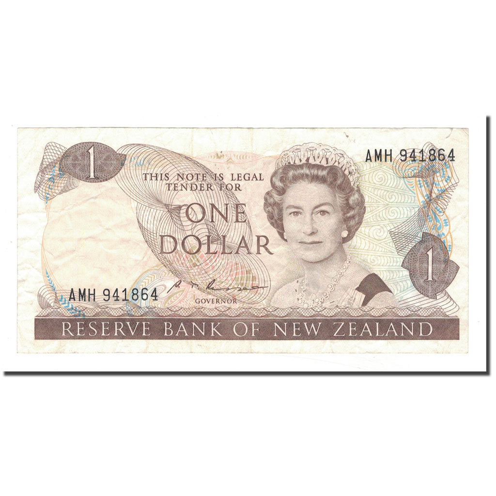 Banknote, New Zealand, 1 Dollar, KM:169b, VF(20-25)