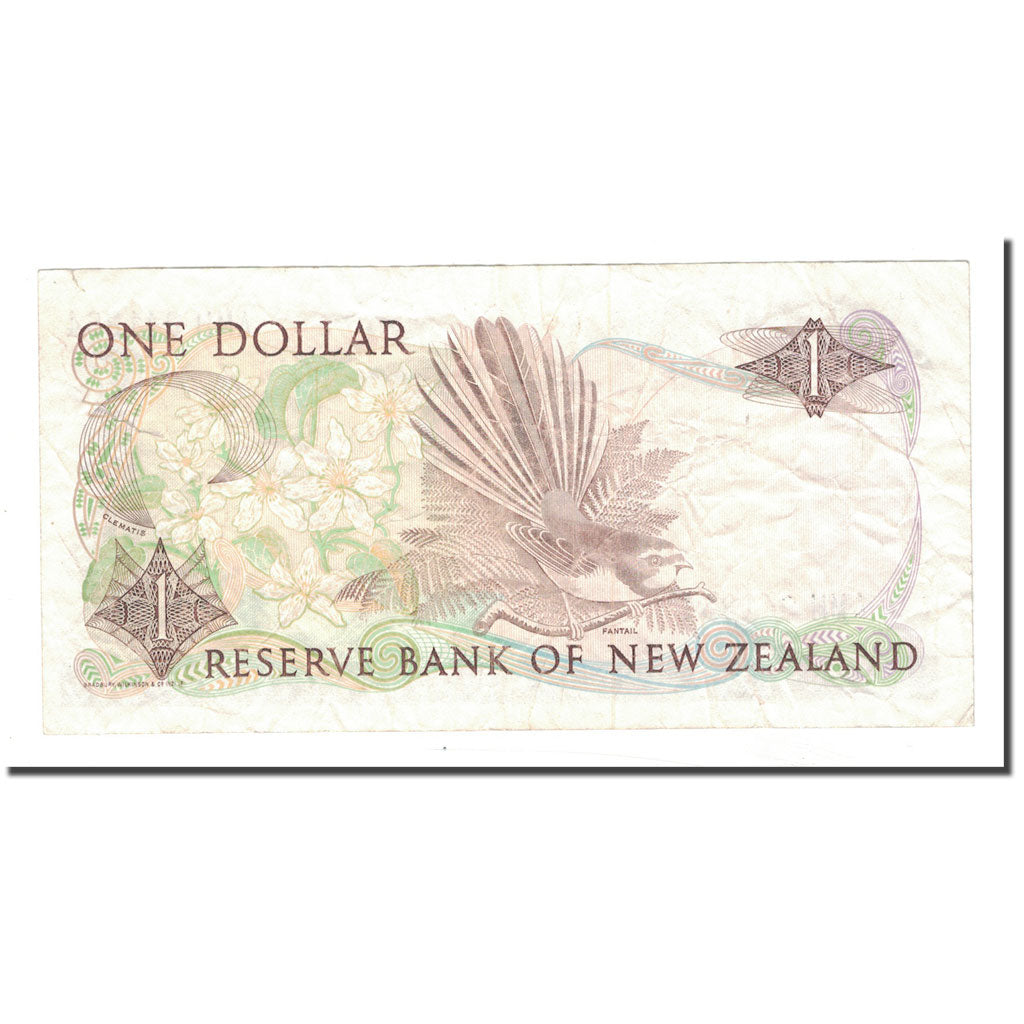 Banknote, New Zealand, 1 Dollar, KM:169b, VF(20-25)