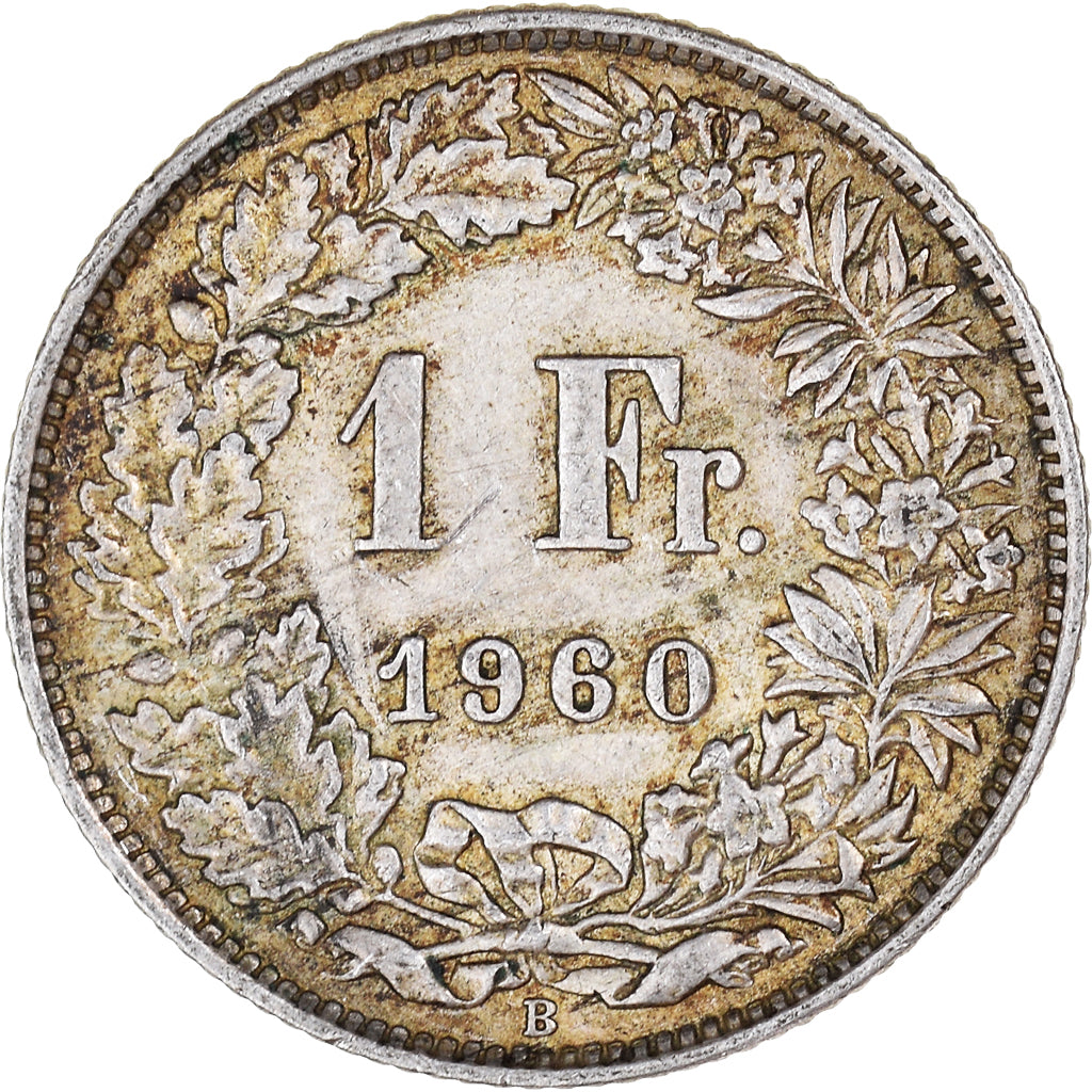 Münze, Schweiz, Franc, 1960
