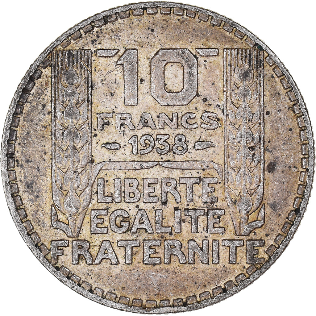 Coin, France, 10 Francs, 1938