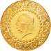 TURKEY, 500 Kurush, 1972, KM #874, AU(55-58), Gold, 35.15