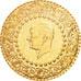 Coin, Turkey, 250 Kurush, 1972, AU(55-58), Gold, KM:873