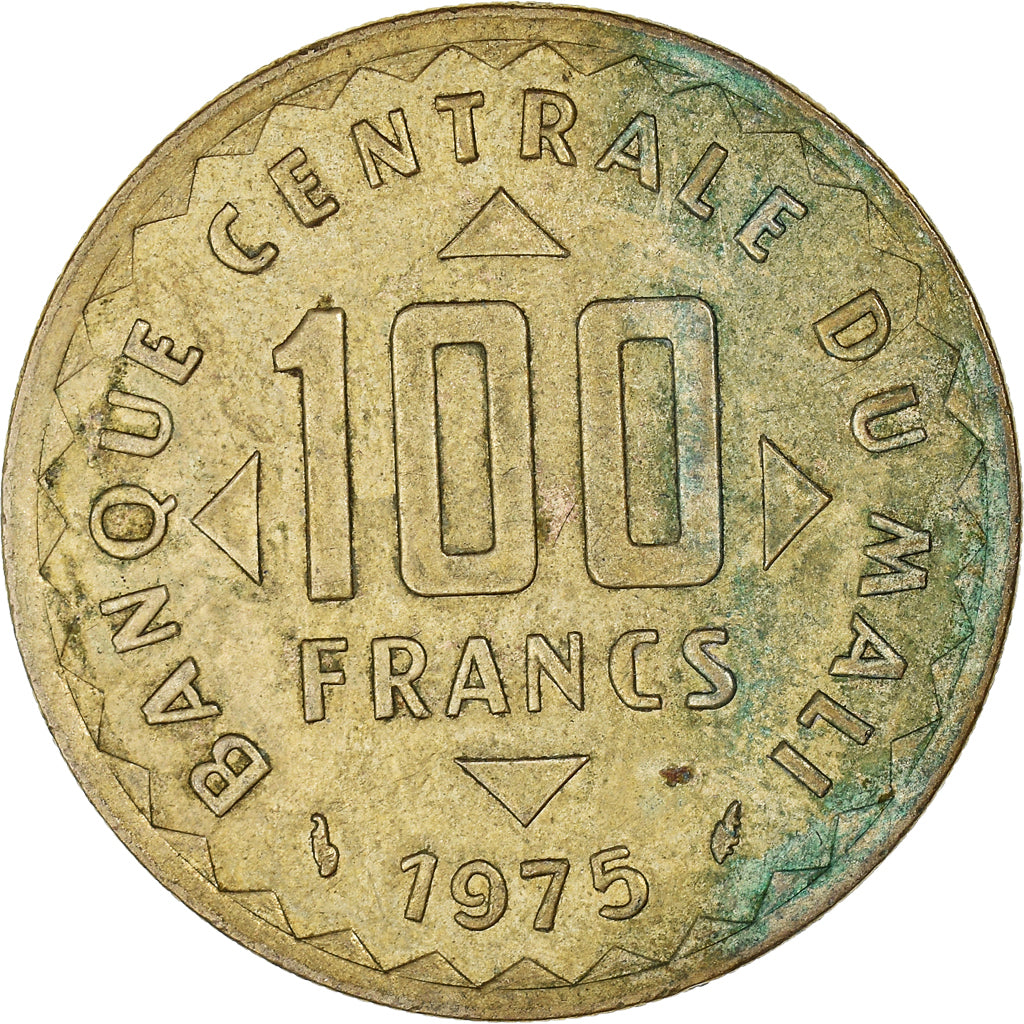 Moneda, Malí, 100 Francs, 1975