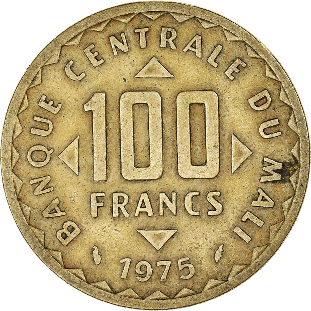 Moneda, Malí, 100 Francs, 1975