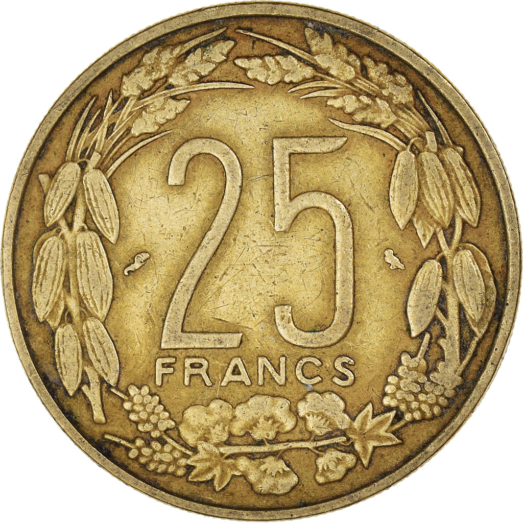 Coin, EQUATORIAL AFRICAN STATES, 25 Francs, 1970