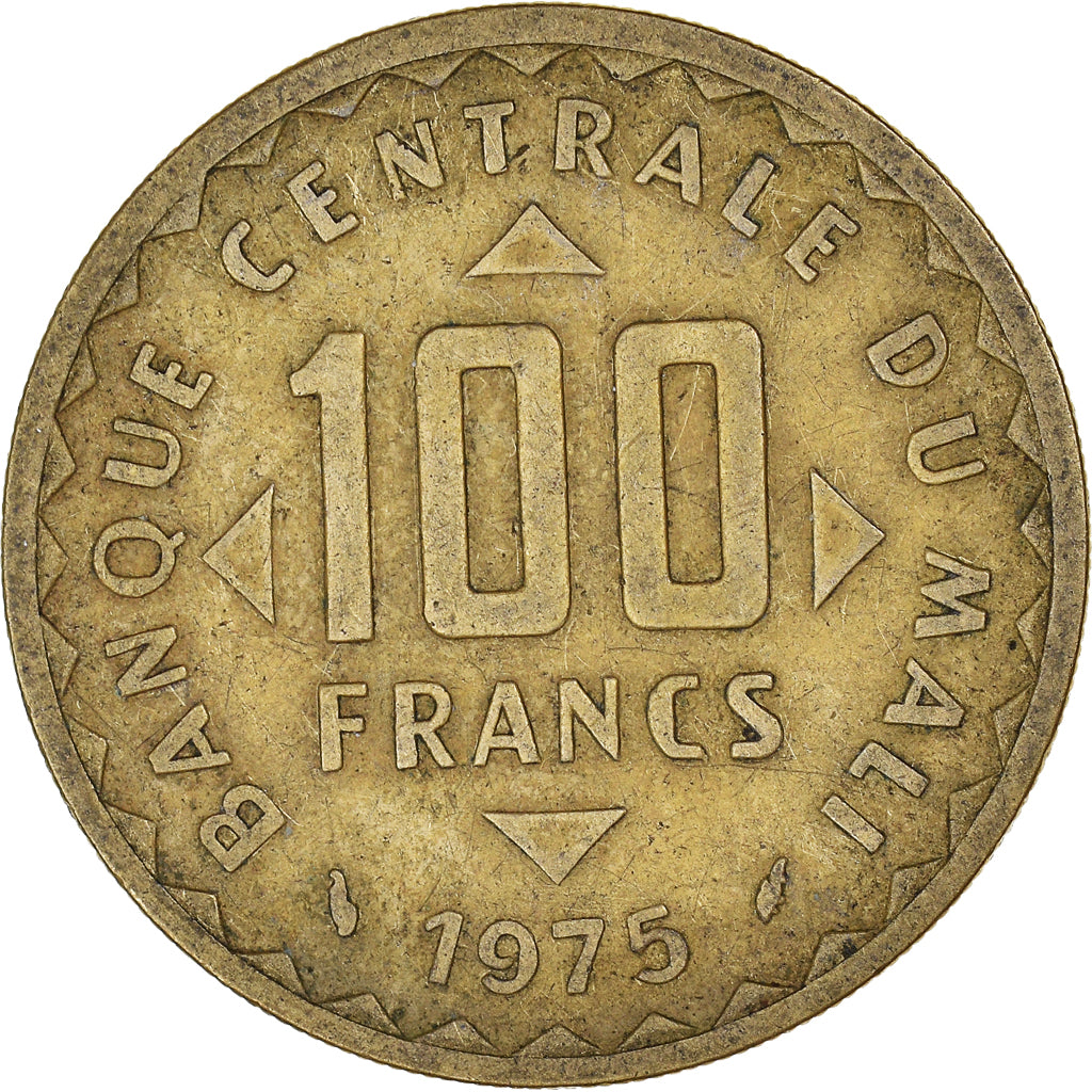 Munten, Mali, 100 Francs, 1975